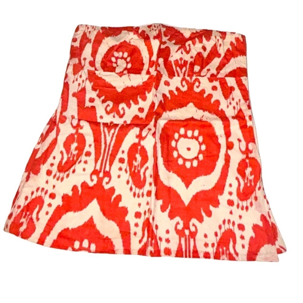 J. Crew strapless top Women's Boho Print Tube Top Cotton Bustier Small - Picture 9 of 9
